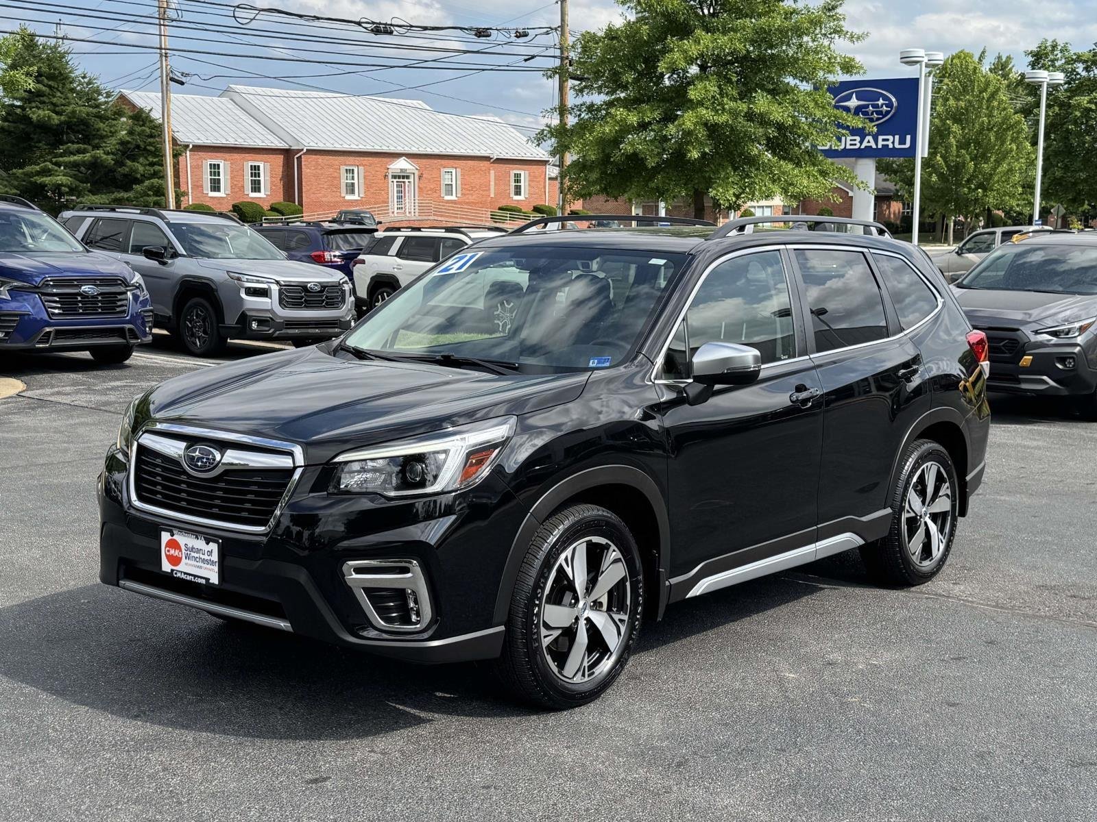 Used 2021 Crystal Black Silica Subaru Touring image 5
