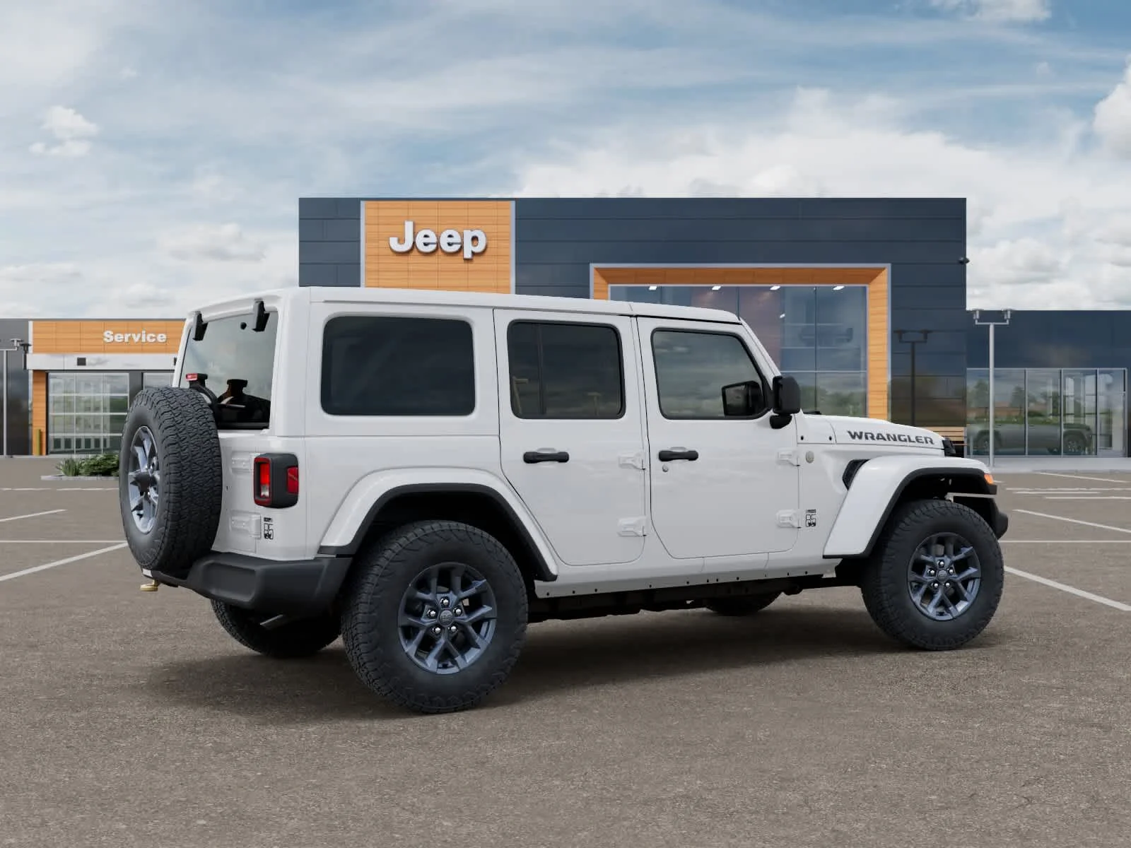 New 2026 Bright White Clearcoat Jeep 85th Anniversary image 4