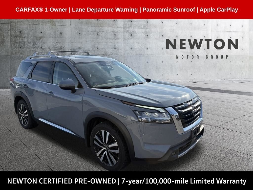 Certified Used 2023 Gray Nissan Platinum image 1