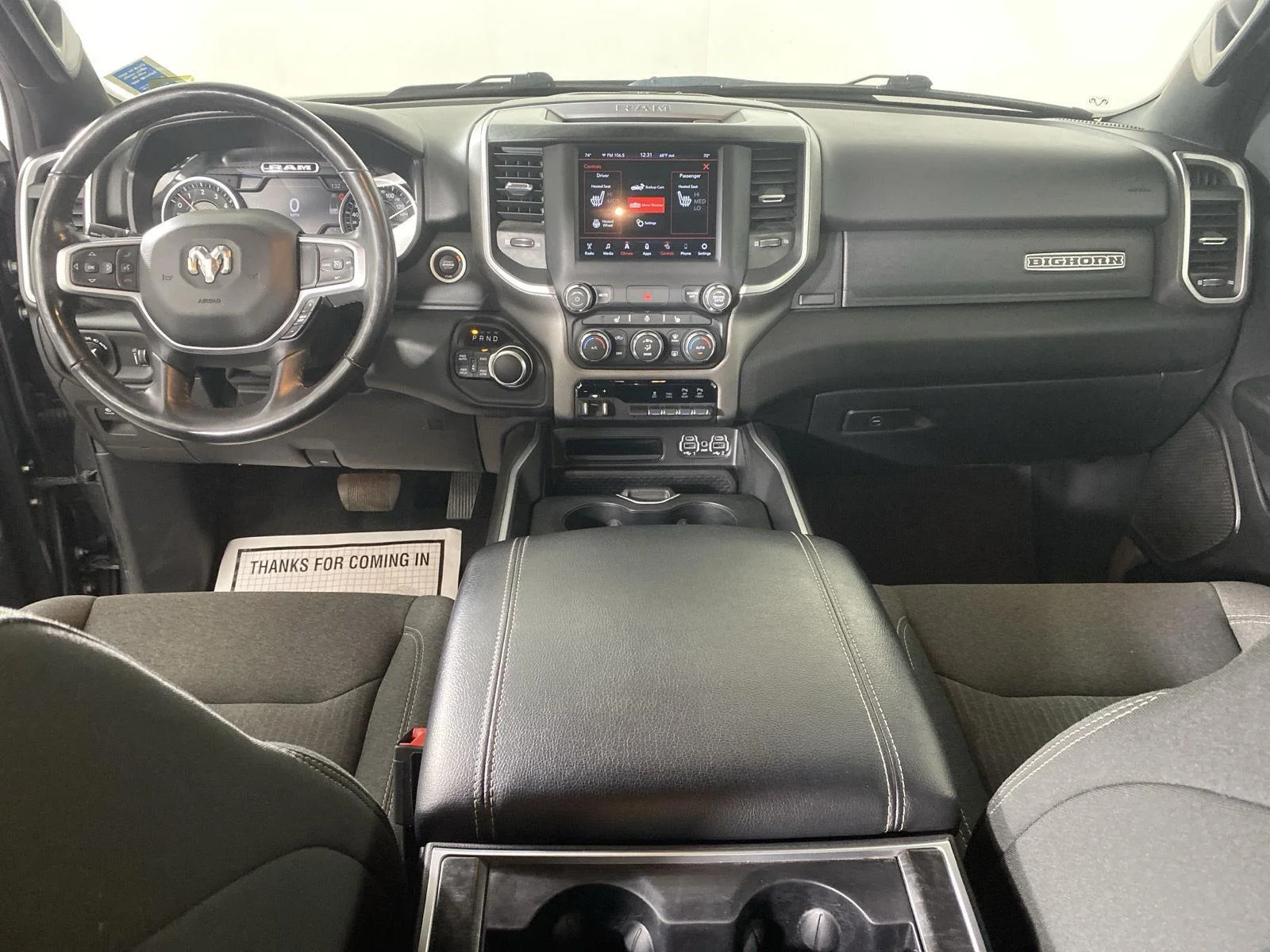 Used 2020 Granite Crystal Metallic Clearcoat Ram Big Horn image 15