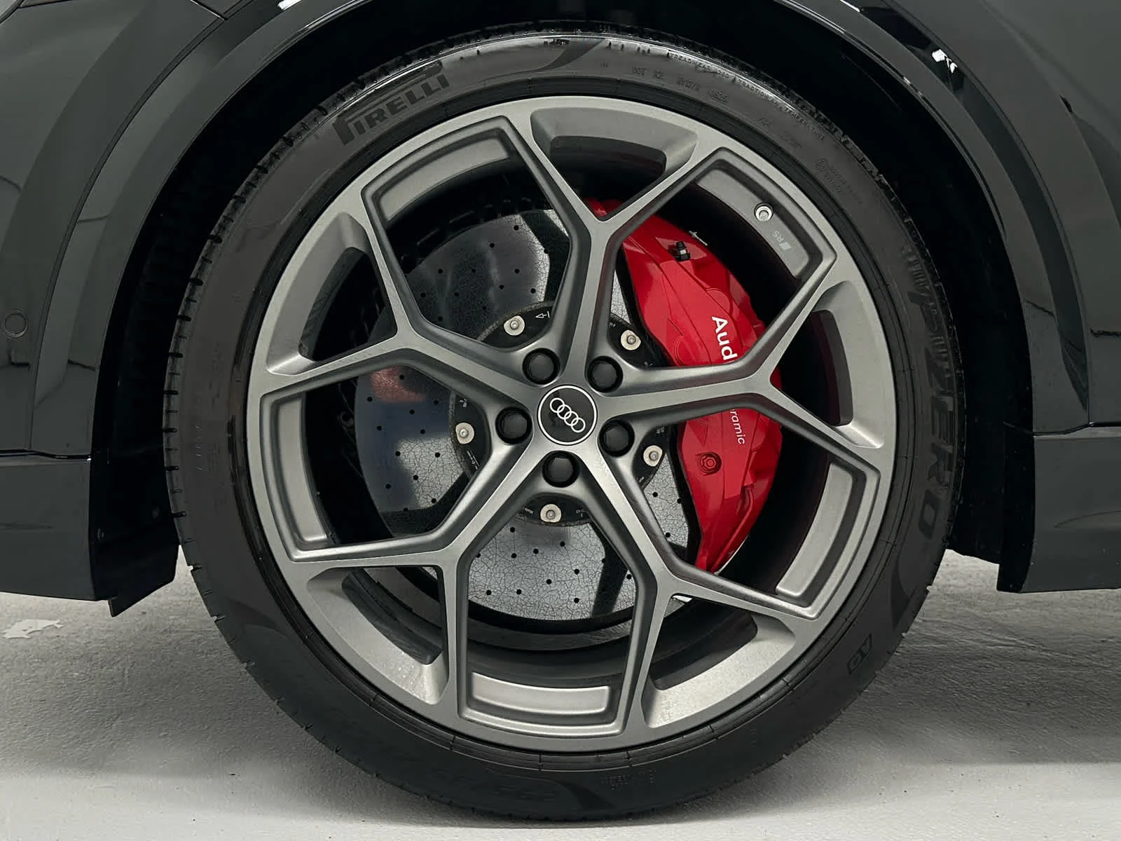 Used 2025 Mythos Black Metallic Audi performance image 9