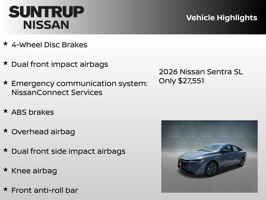 New 2026 Gray Nissan SL image 16
