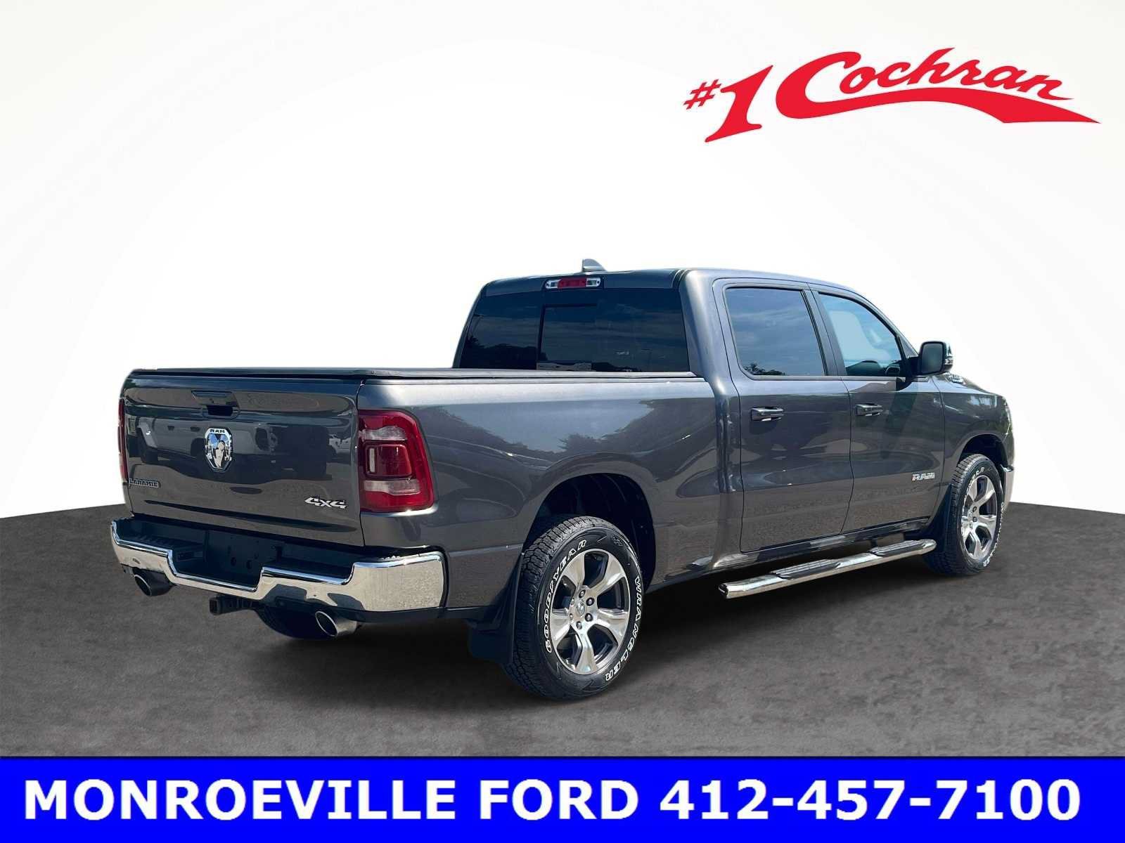 Used 2023 Granite Crystal Metallic Clearcoat RAM Laramie image 10