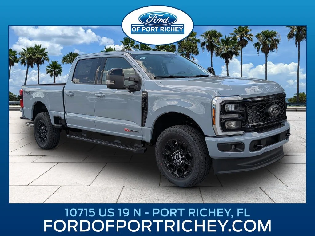 New 2026 Glacier Gray Metallic Tri-Coat Ford F-250® Lariat® image 1