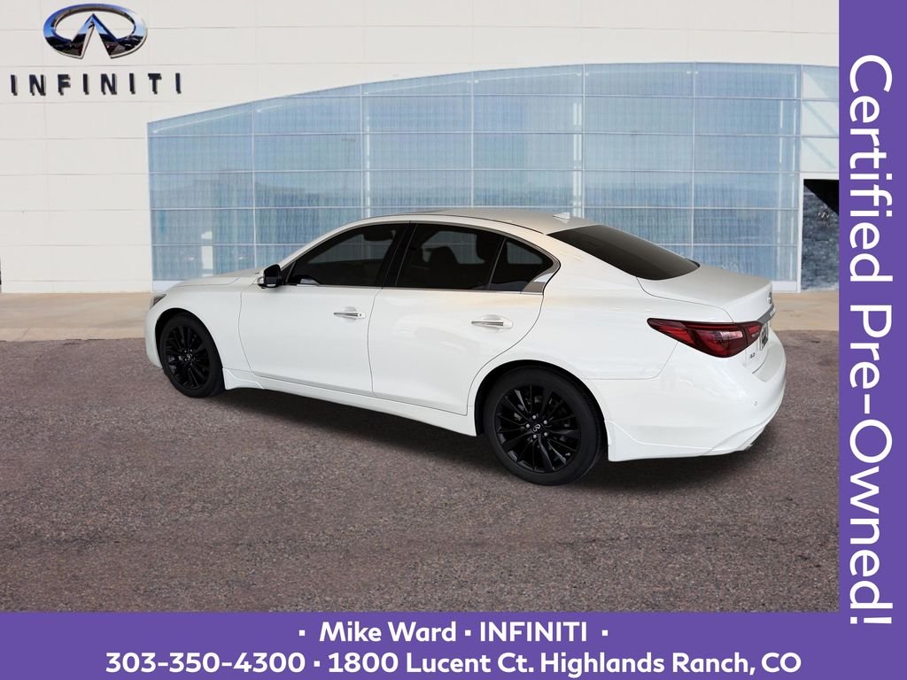 Used 2023 White INFINITI LUXE image 3