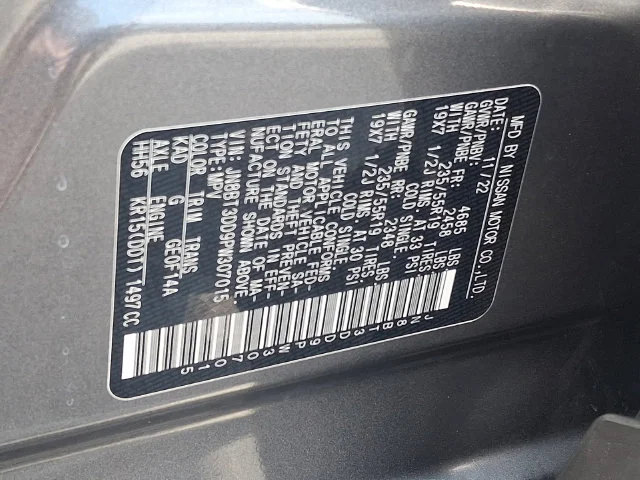 Used 2023 Gray Nissan Platinum image 29