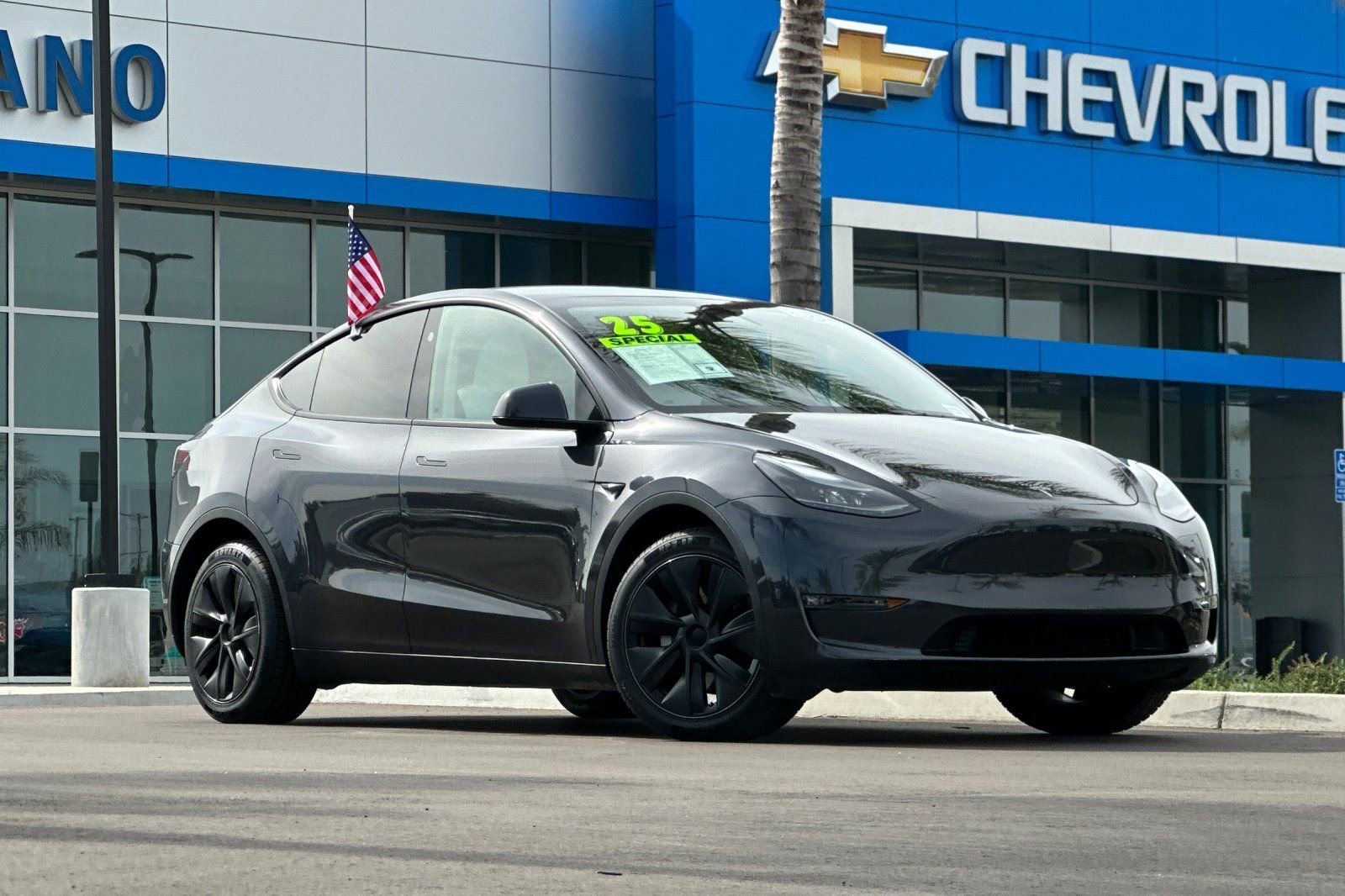 Used 2025 Tesla Model Y Long Range with VIN 7SAYGAEE5SF219486 for sale in Santee, CA