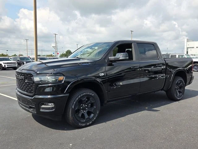 New 2026 Diamond Black Crystal Pearl-Coat Exterior Paint RAM Big Horn/Lone Star image 3