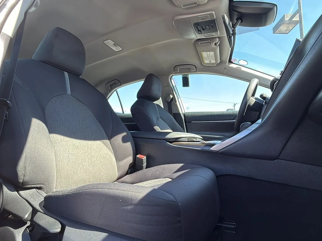 Used 2021 Super White Toyota LE image 23