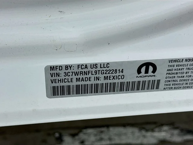 New 2026 Bright White Clear-Coat Exterior Paint RAM TRADESMAN image 31