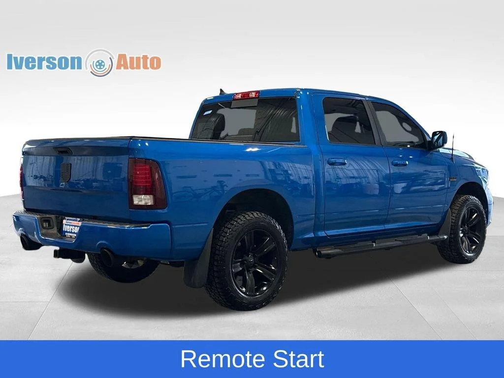 Used 2018 Hydro Blue Pearlcoat Ram Sport image 9
