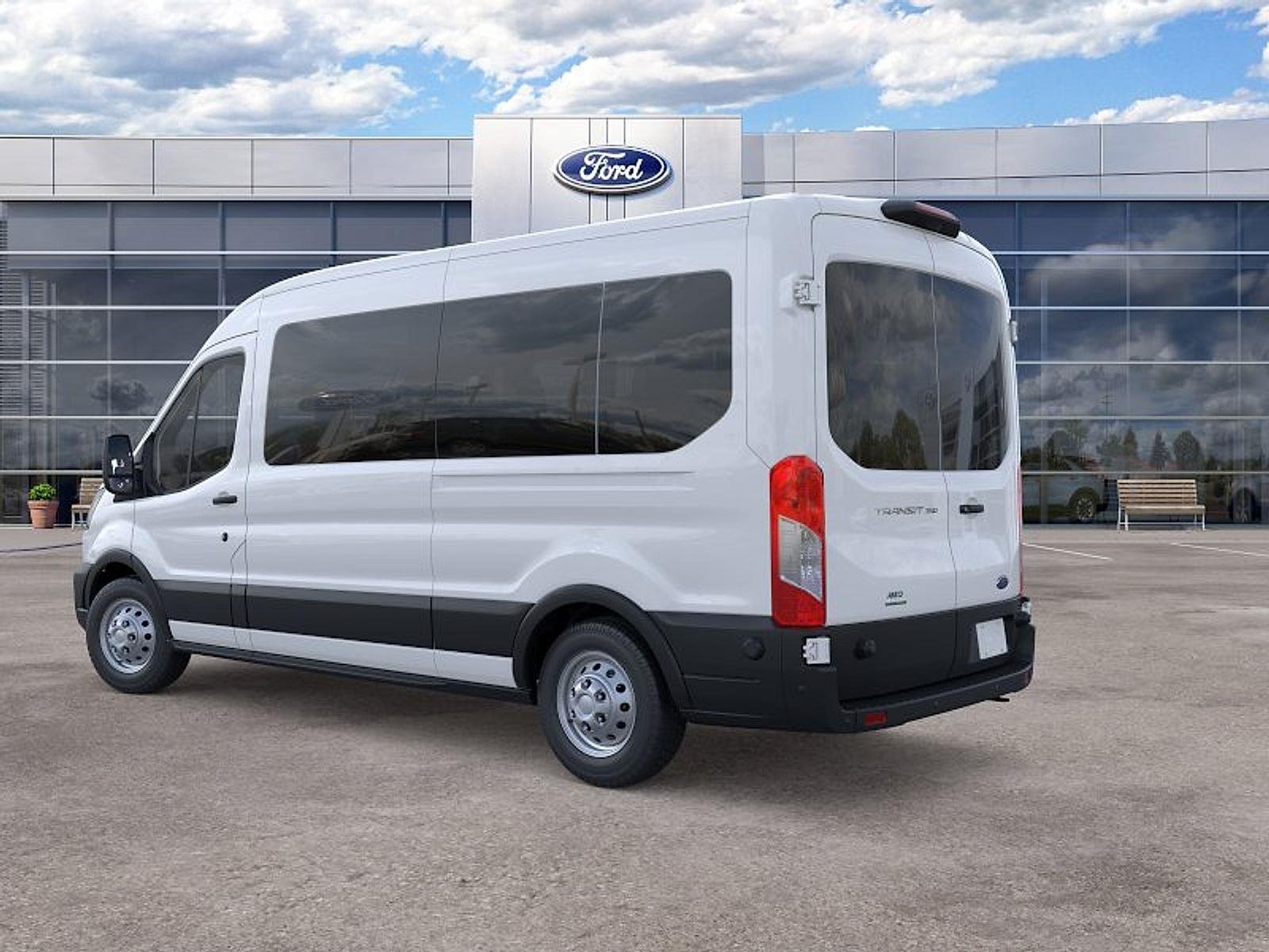 New 2025 Oxford White Ford Passenger Van XL image 5