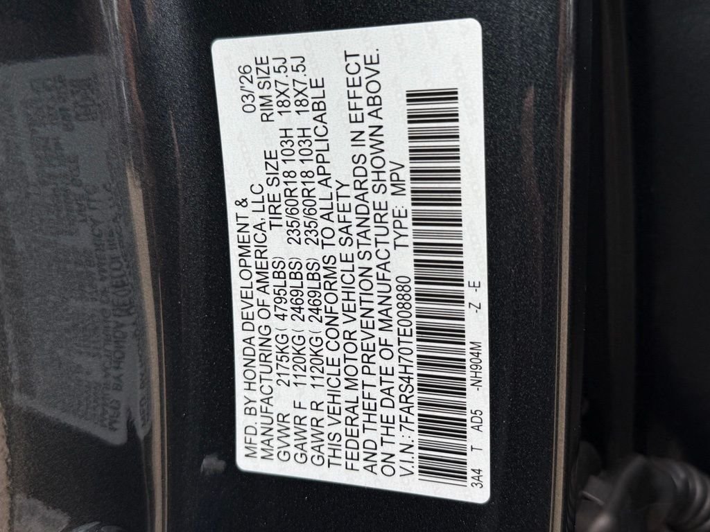 Used 2026 Meteorite Gray Metallic Honda EX-L image 31