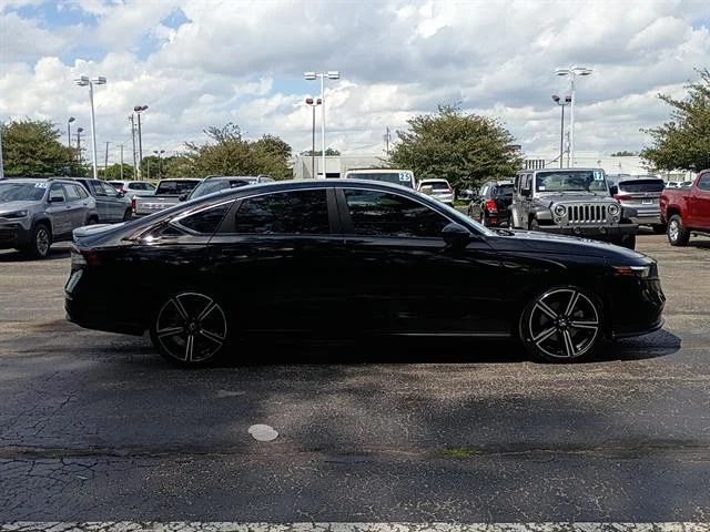 Certified Used 2024 Crystal Black Pearl Honda Sport image 2