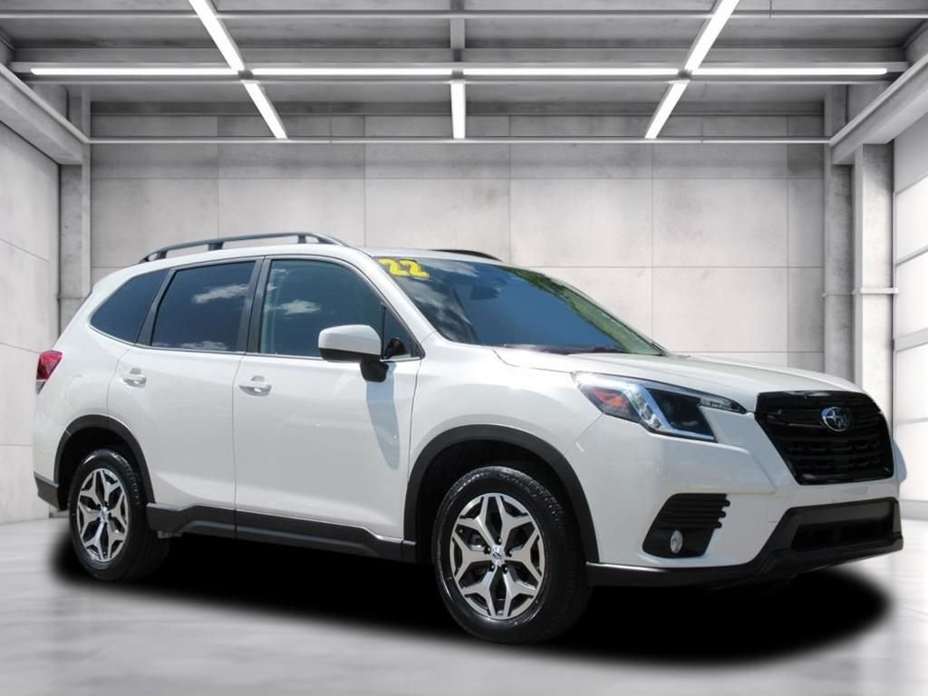 Used 2022 White Subaru Premium image 1