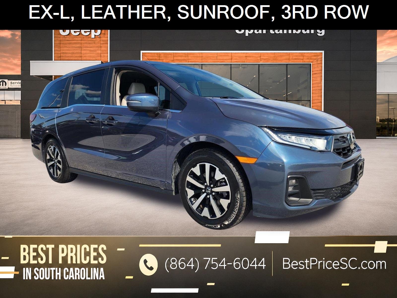 Used 2025 Crystal Black Pearl Honda EX-L image 1