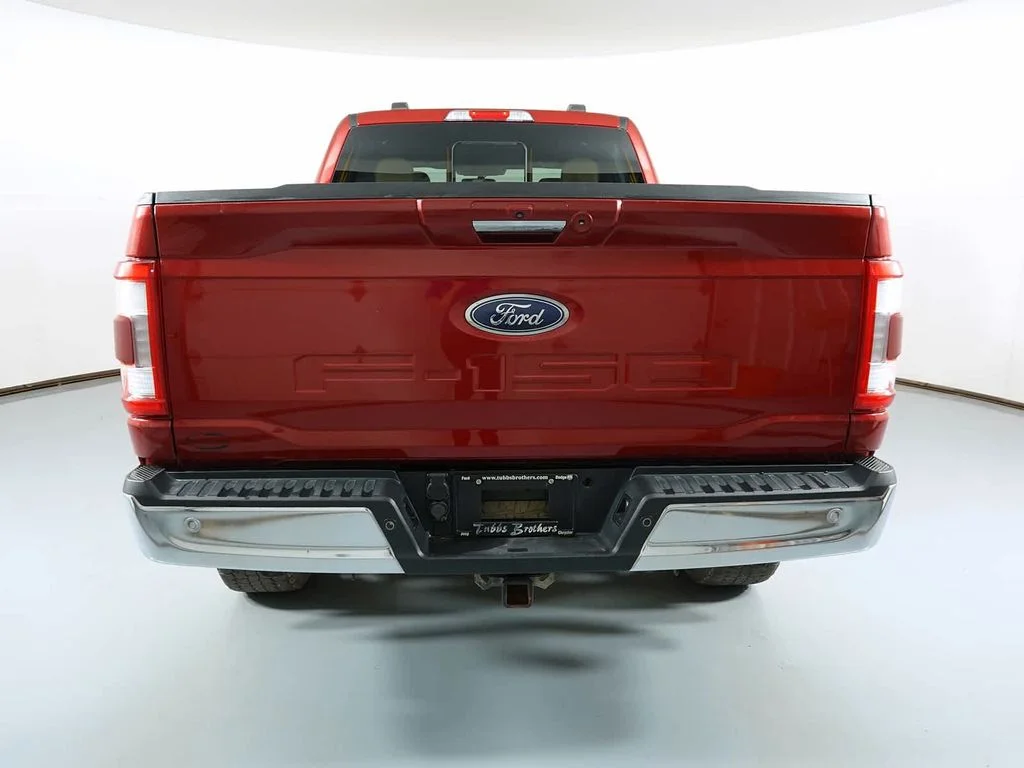 Certified Used 2021 Red Ford Lariat image 4