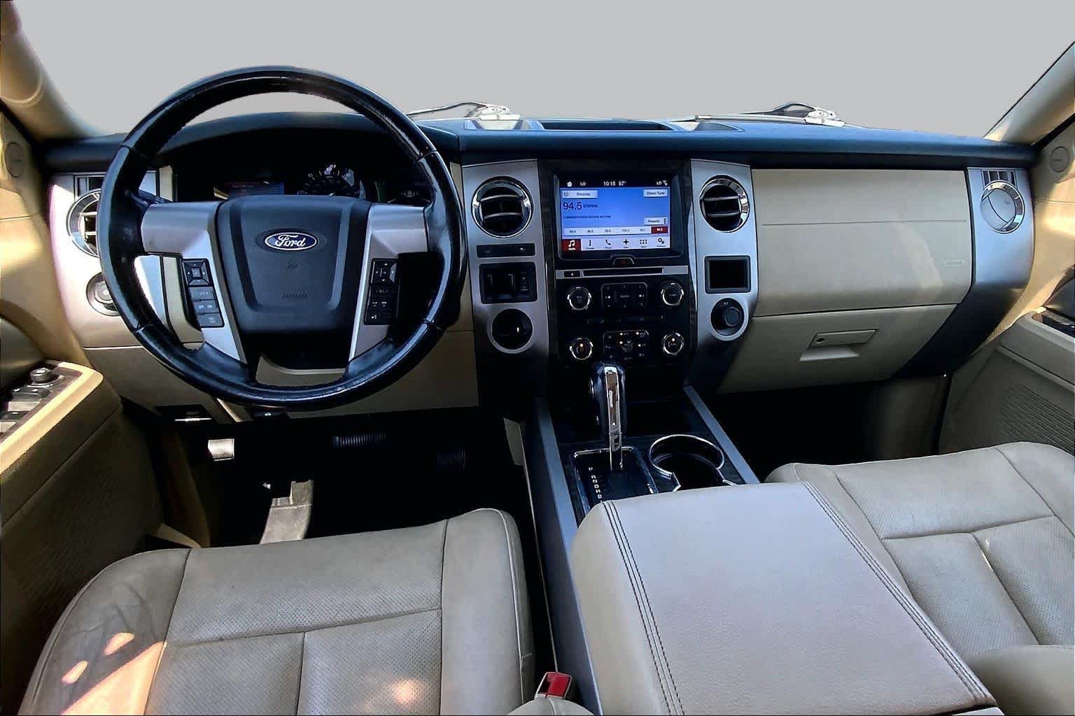 Used 2017 White Platinum Metallic Tri-Coat Ford Limited image 16