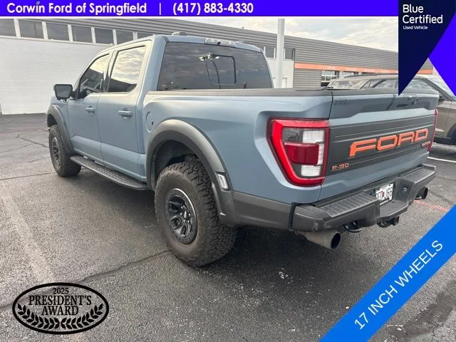 Used 2023 Azure Gray Metallic Ford Raptor image 9