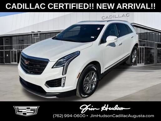 Used 2022 White Cadillac Premium Luxury image 1