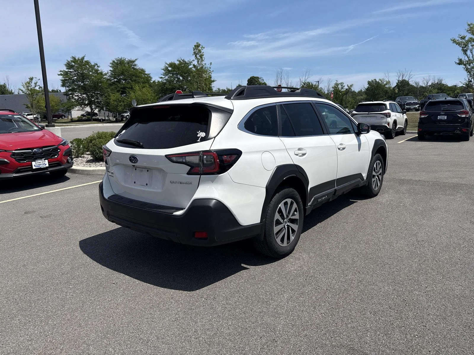 Used 2024 Crystal White Pearl Subaru Premium image 4