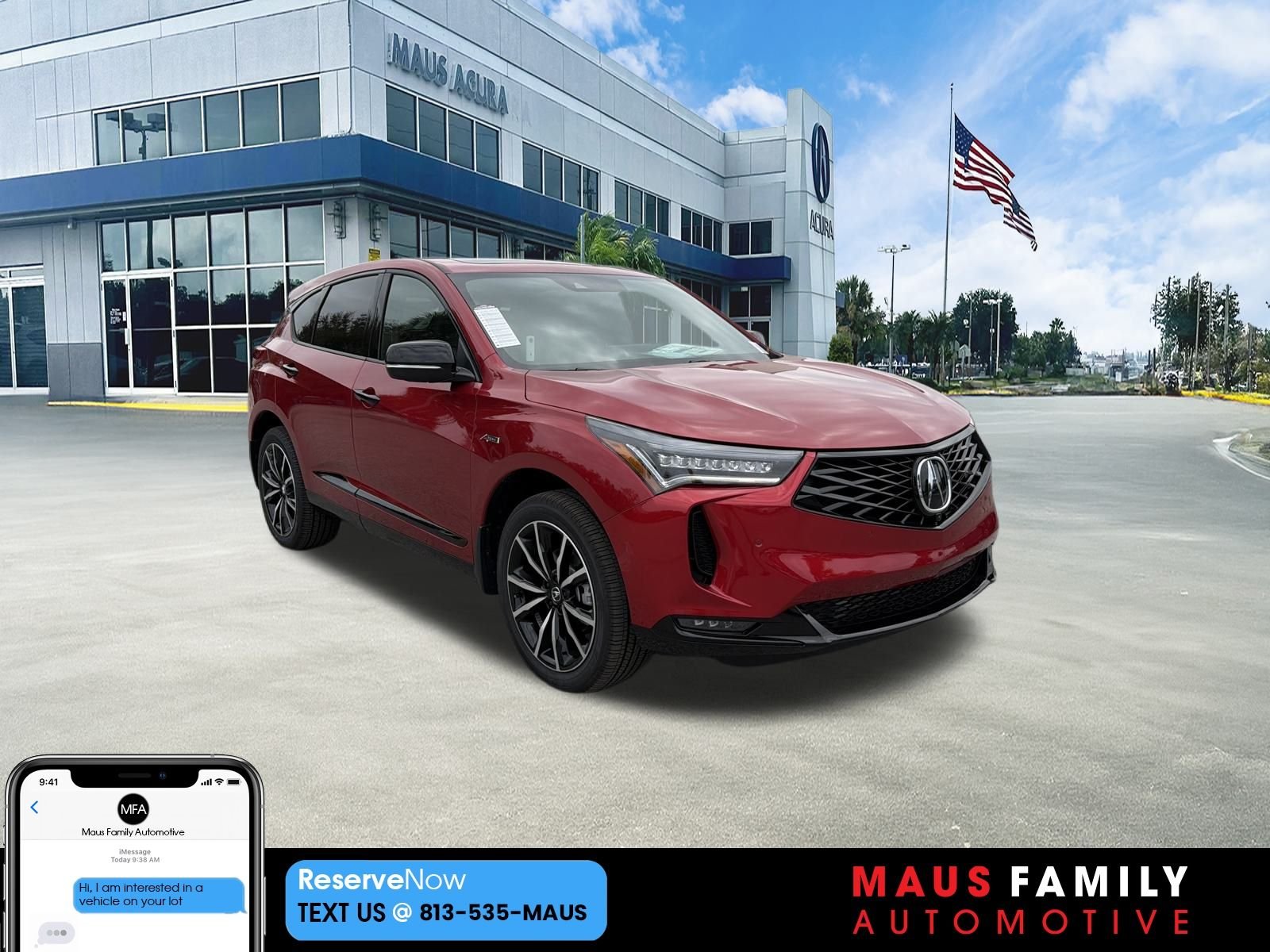 New 2026 Performance Red Pearl Acura A-Spec Advance Package image 1