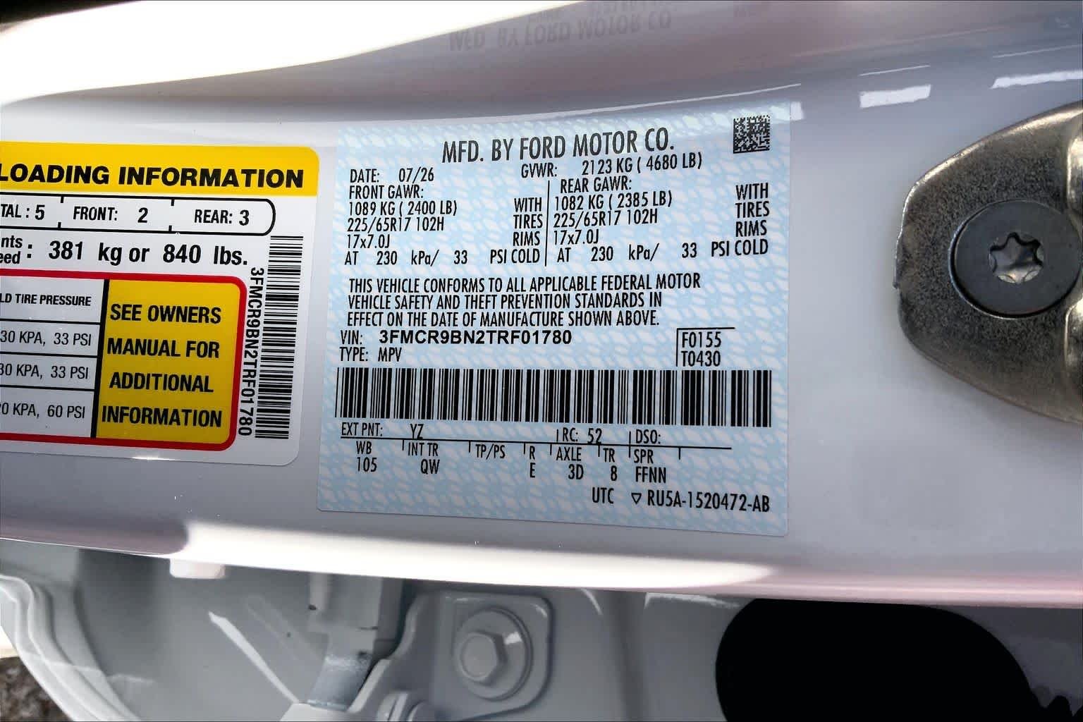 New 2026 Oxford White Ford Big Bend® image 21
