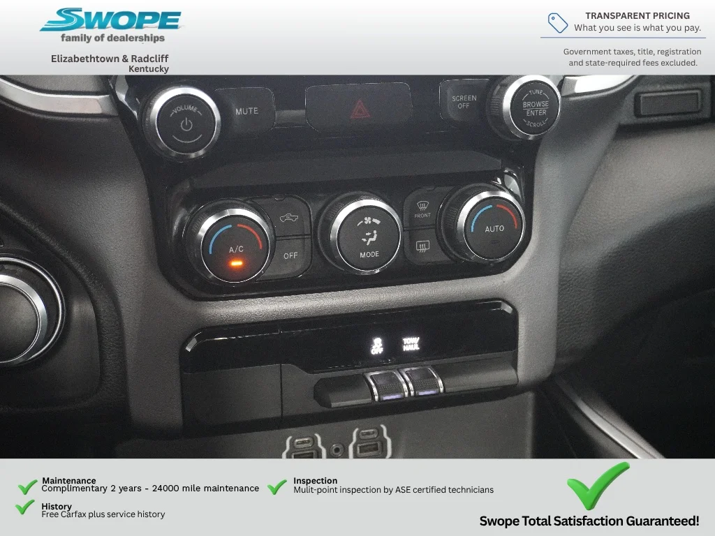 Used 2022 Bright White Clearcoat Ram Big Horn image 22