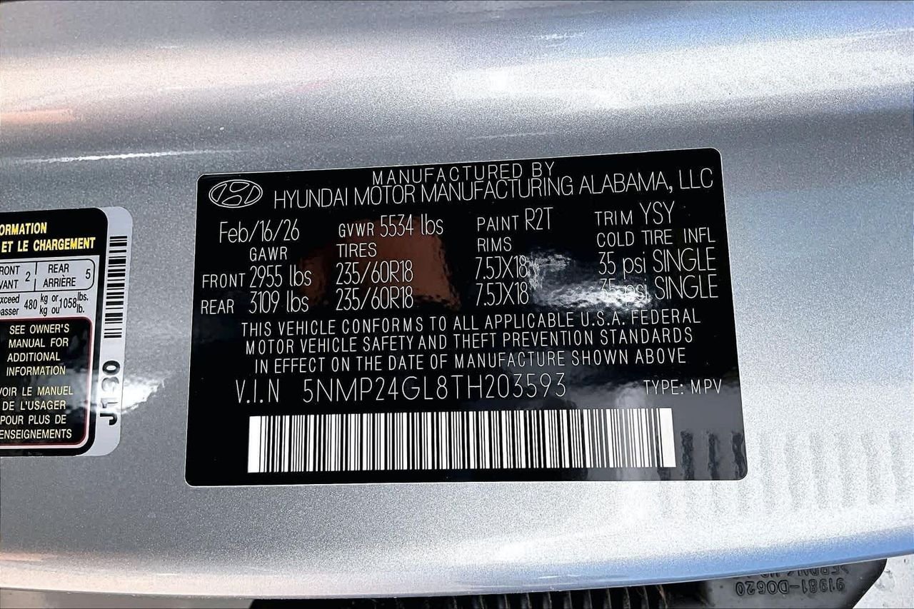 New 2026 Shimmering Silver Hyundai SEL image 21