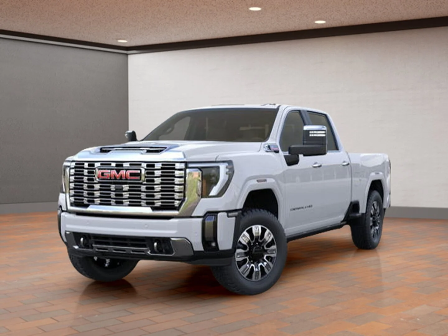 New 2026 White GMC Crew Cab Standard Box 4-Wheel Drive Denali image 1
