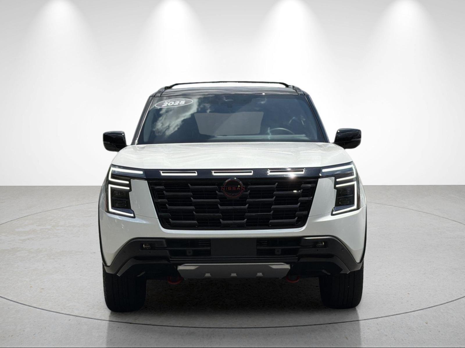 Used 2025 Aspen White Tricoat/Super Black Nissan PRO-4X image 8