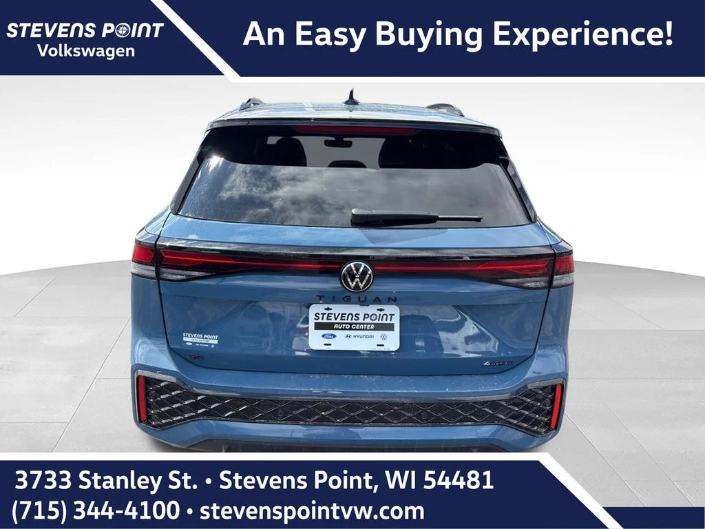 New 2026 Monterey Blue Pearl Volkswagen 2.0T SE R-Line Black image 4
