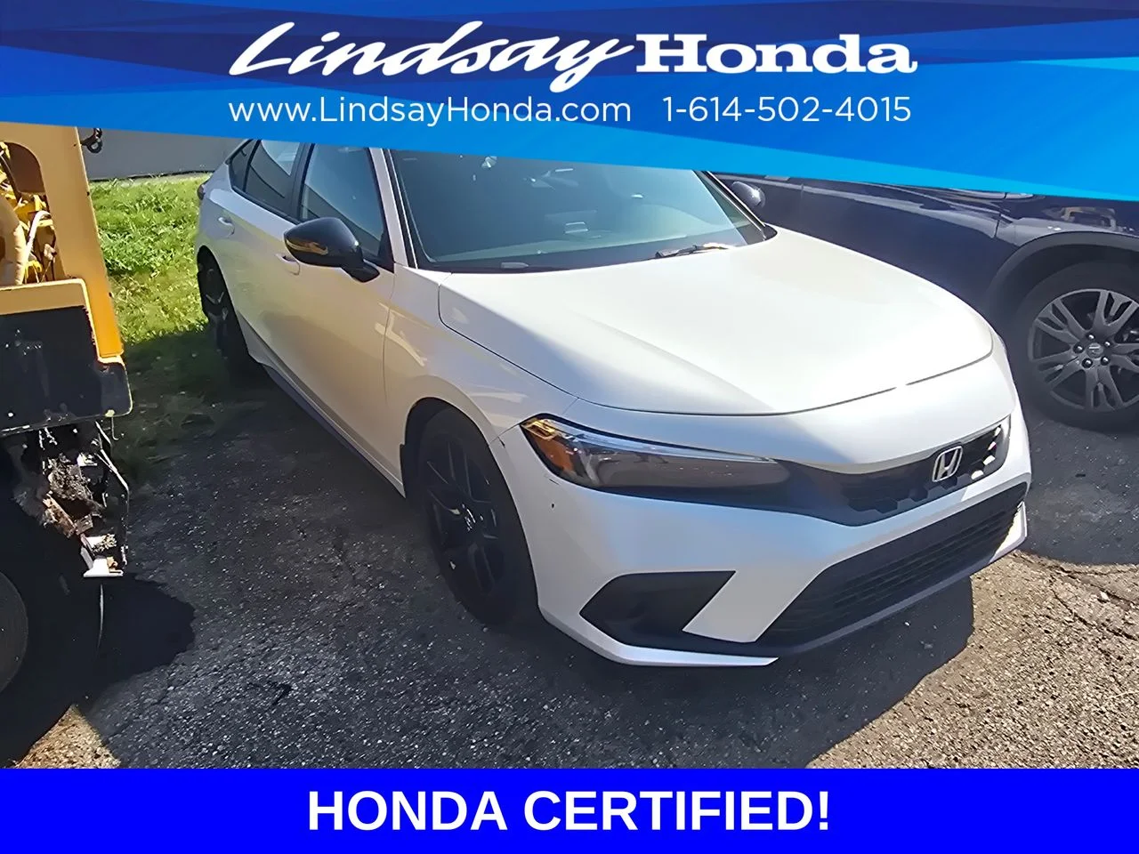 Certified Used 2024 Platinum White Pearl Honda Sport image 3