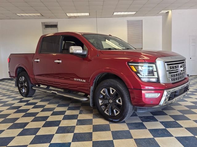 Used 2021 Red Nissan Platinum Reserve image 1