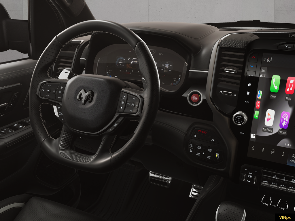 New 2026 Diamond Black Crystal Pearl-Coat Exterior Paint RAM RHO image 10