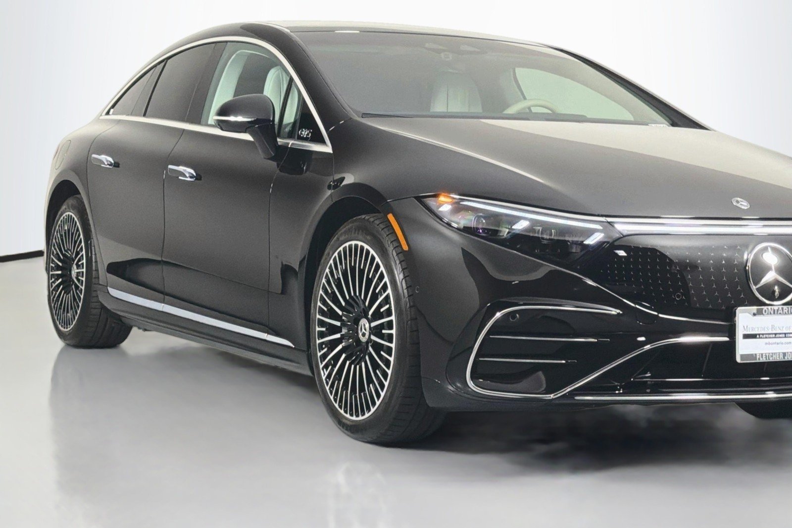 Certified Used 2023 Obsidian Black Metallic Mercedes-Benz EQS 450+ image 13