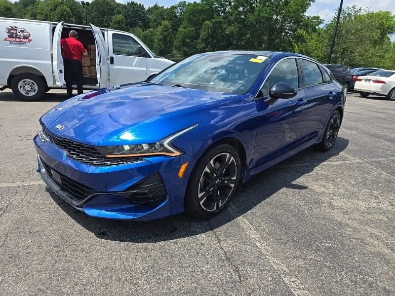 Used 2021 Blue Kia GT-Line image 3