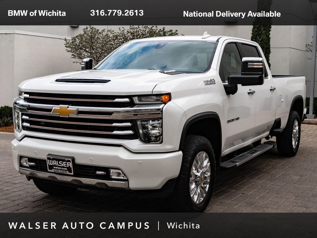 Used 2022 Iridescent Pearl Tricoat Chevrolet High Country image 1