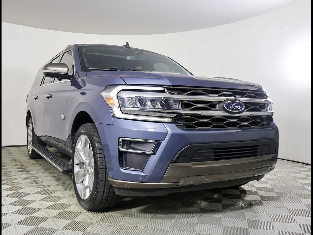 Used 2023 Infinite Blue Metallic Tinted Clearcoat Ford King Ranch image 1