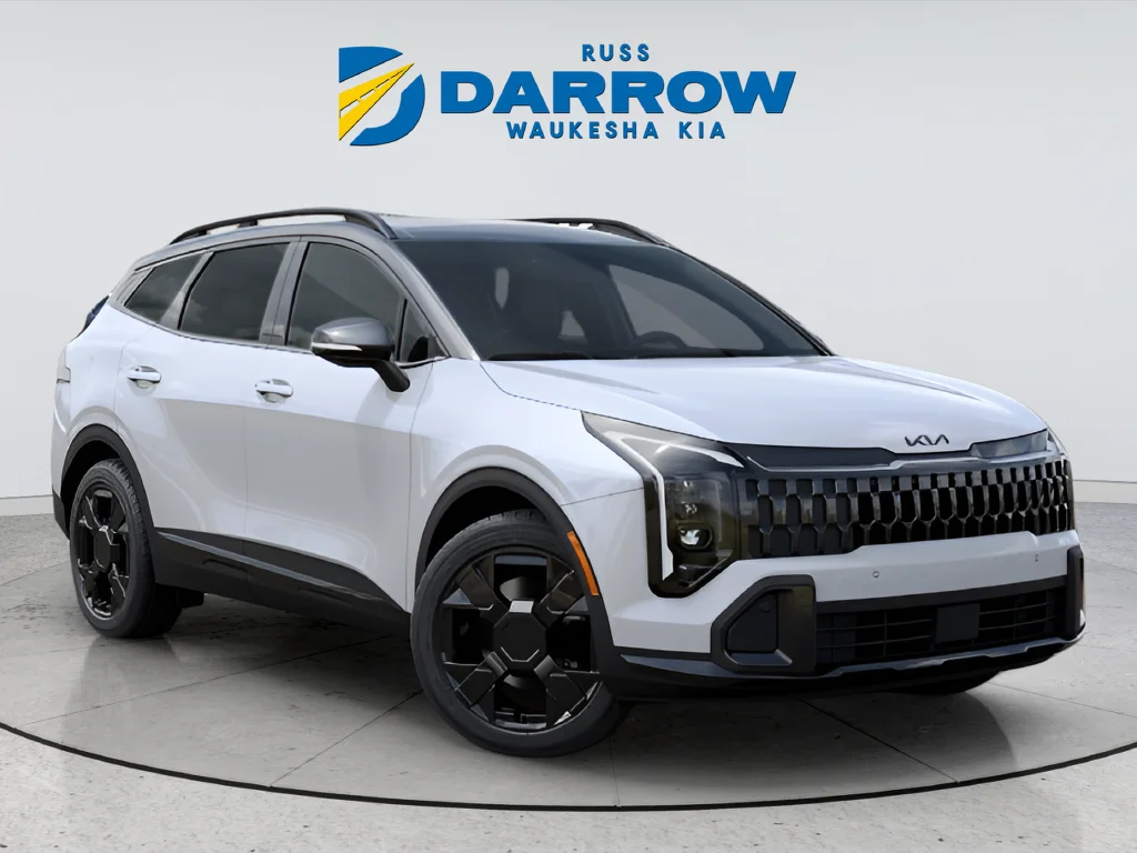 New 2027 Glacial White Pearl / Black Ro Kia X-Line image 6