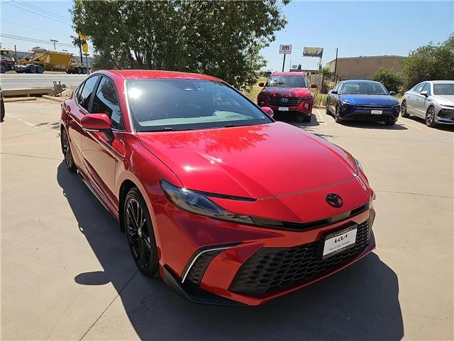 Used 2025 Supersonic Red Toyota SE image 7