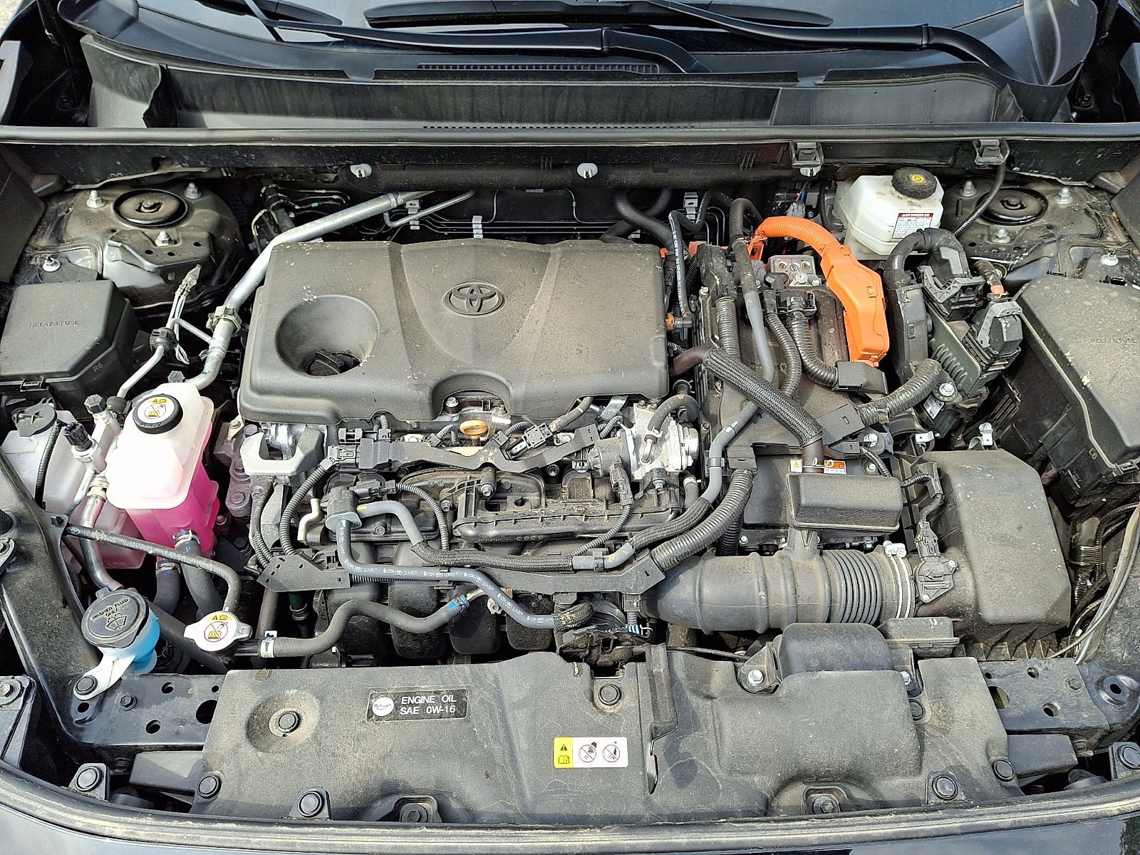 Used 2025 Midnight Black Metallic   218 Toyota Hybrid XLE image 27