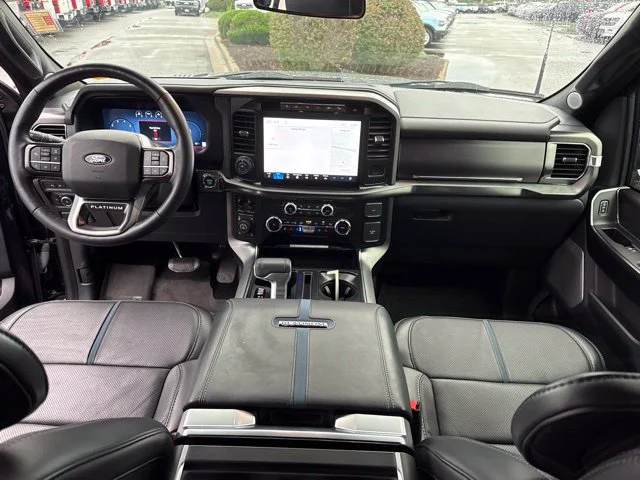 Used 2024 Antimatter Blue Metallic Ford Platinum image 27