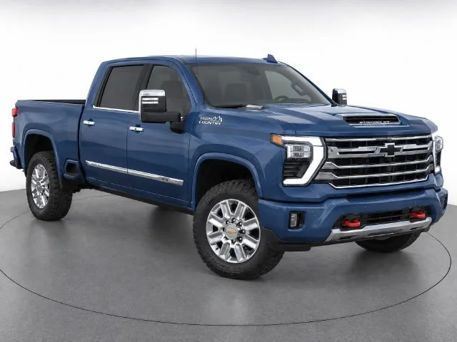 Used 2024 Lakeshore Blue Metallic Chevrolet High Country image 1