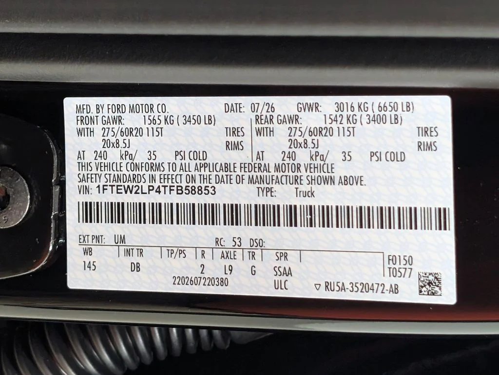 New 2026 Agate Black Metallic Ford STX® image 25