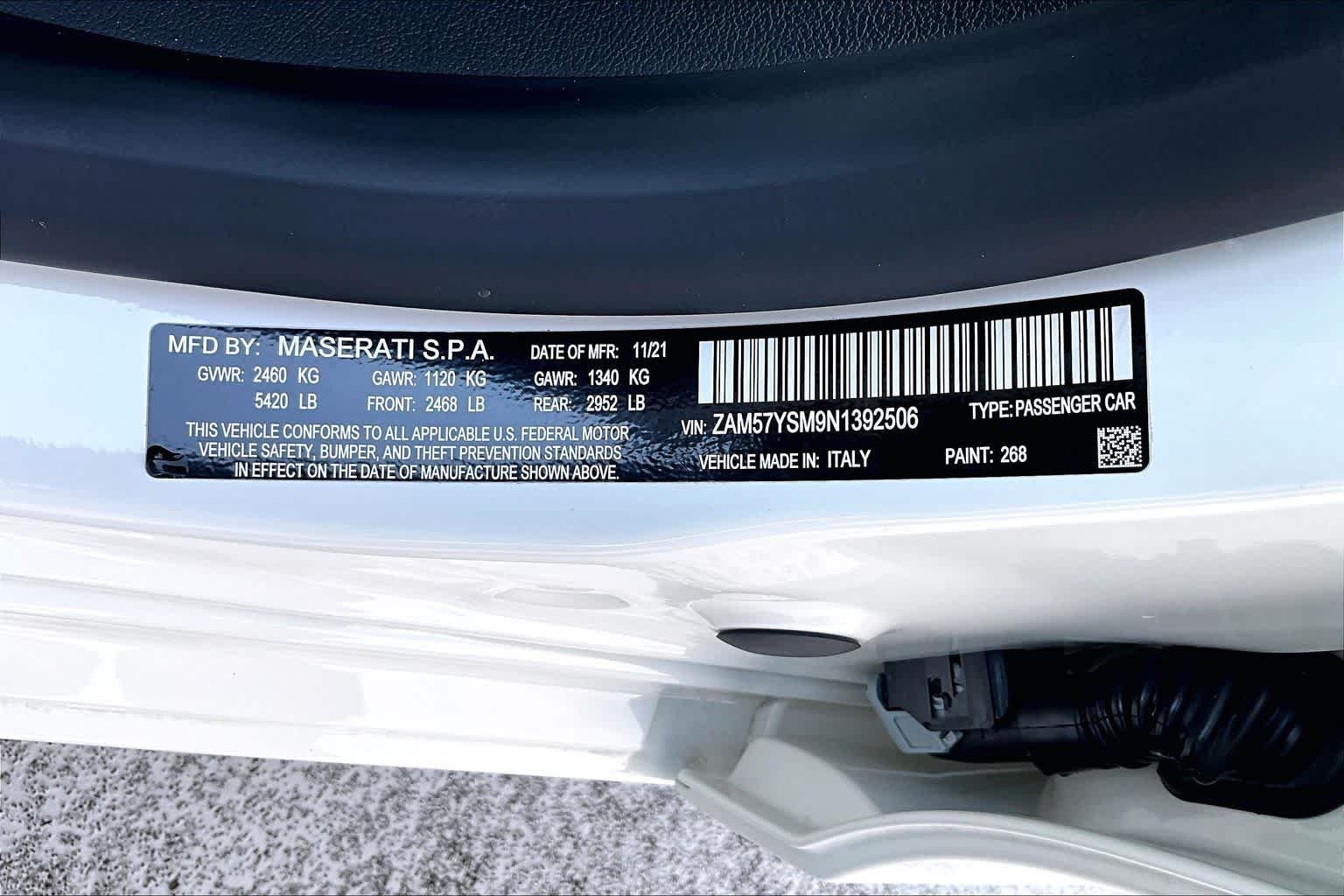 Used 2022 Bianco Maserati Modena image 31