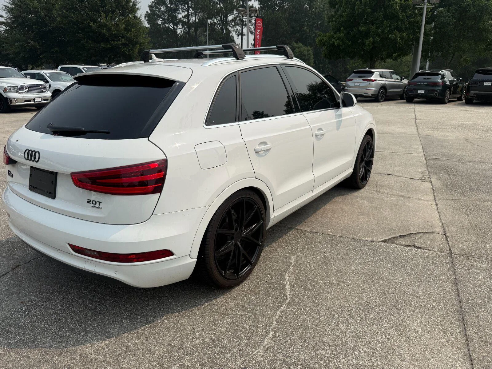 Used 2015 Glacier White Metallic Audi 2.0T Premium Plus image 4