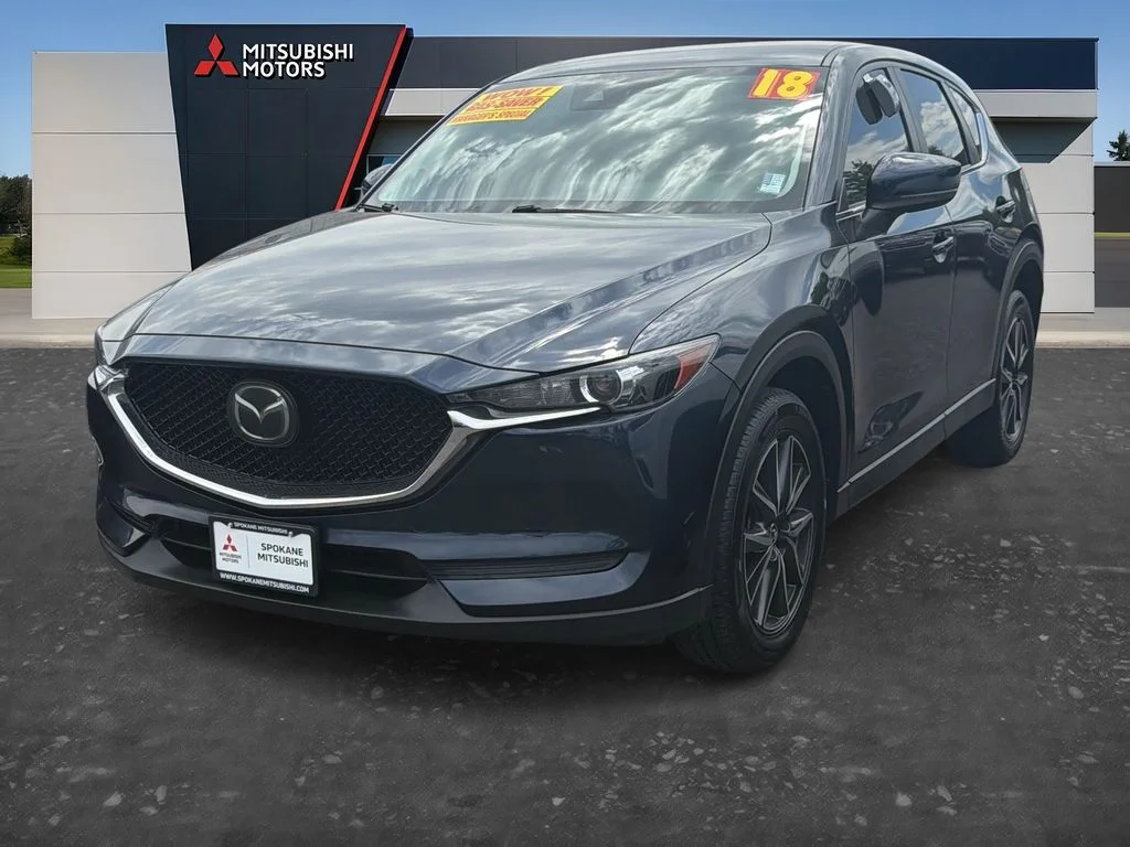 Used 2018 Deep Crystal Blue Mica Mazda Touring image 3