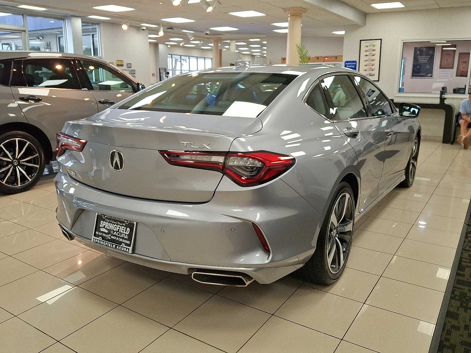 Certified Used 2025 Lunar Silver Metallic Acura TECH image 4