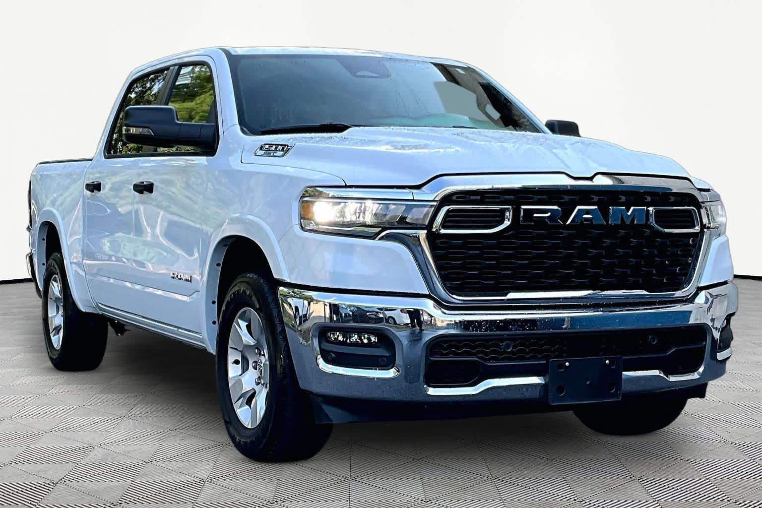 Used 2025 Bright White Clearcoat Ram Big Horn image 3